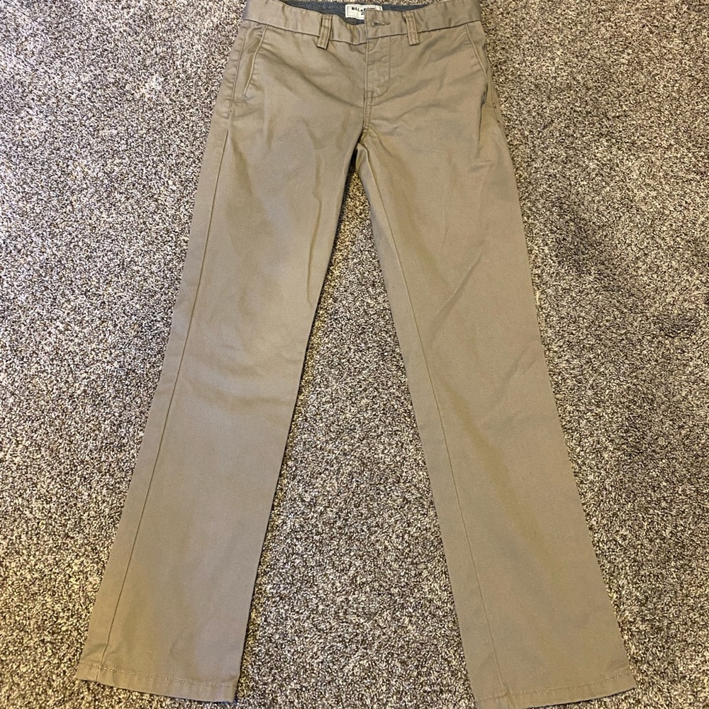 Billabong Boys Sz 26 (12) Khaki Pants